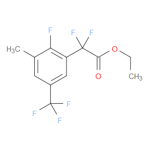 ethyl 2,2-difluoro-2-(2-fluoro-3-methyl-5-(trifluoromethyl)phenyl)acetate