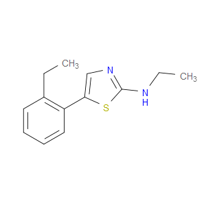 N-ethyl-5-(2-ethylphenyl)thiazol-2-amine