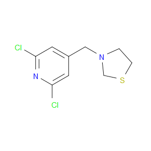 2,6-Dichloro-4-(3-thiazolidinylmethyl)pyridine