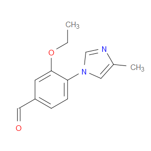 Benzaldehyde, 3-ethoxy-4-(4-methyl-1H-imidazol-1-yl)-