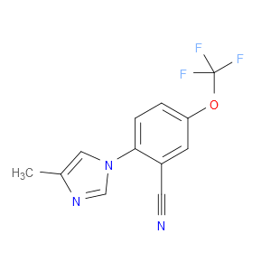 2-(4-Methyl-1H-imidazol-1-yl)-5-(trifluoromethoxy)benzonitrile