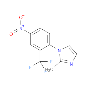 2-methyl-1-(4-nitro-2-(trifluoromethyl)phenyl)-1H-imidazole