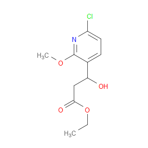Ethyl 6-chloro-β-hydroxy-2-methoxy-3-pyridinepropanoate