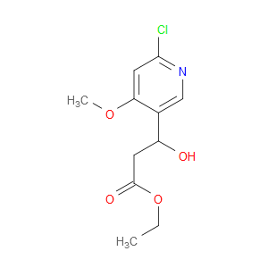 Ethyl 6-chloro-β-hydroxy-4-methoxy-3-pyridinepropanoate