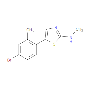 5-(4-Bromo-2-methylphenyl)-N-methylthiazol-2-amine