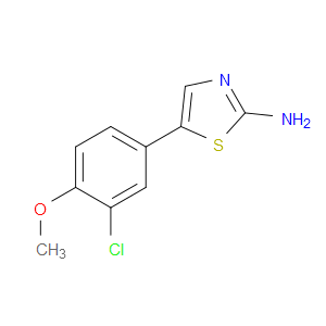 5-(3-Chloro-4-methoxyphenyl)thiazol-2-amine