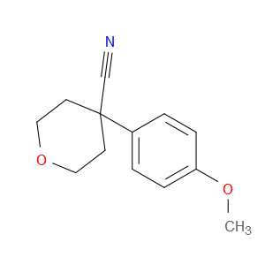 Tetrahydro-4-(4-methoxyphenyl)-2H-pyran-4-carbonitrile