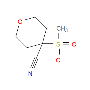 Tetrahydro-4-(methylsulfonyl)-2H-pyran-4-carbonitrile
