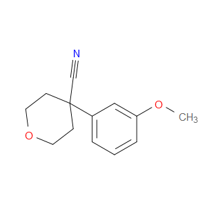 Tetrahydro-4-(3-methoxyphenyl)-2H-pyran-4-carbonitrile