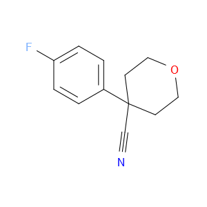 4-(4-Fluorophenyl)tetrahydro-2H-pyran-4-carbonitrile