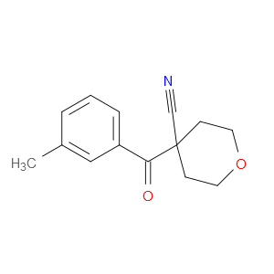 Tetrahydro-4-(3-methylbenzoyl)-2H-pyran-4-carbonitrile