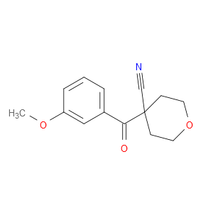 Tetrahydro-4-(3-methoxybenzoyl)-2H-pyran-4-carbonitrile