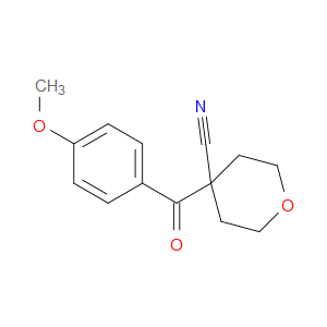 Tetrahydro-4-(4-methoxybenzoyl)-2H-pyran-4-carbonitrile