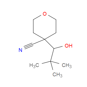 Tetrahydro-4-(1-hydroxy-2,2-dimethylpropyl)-2H-pyran-4-carbonitrile
