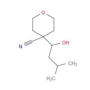 Tetrahydro-4-(1-hydroxy-3-methylbutyl)-2H-pyran-4-carbonitrile