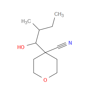 Tetrahydro-4-(1-hydroxy-2-methylbutyl)-2H-pyran-4-carbonitrile