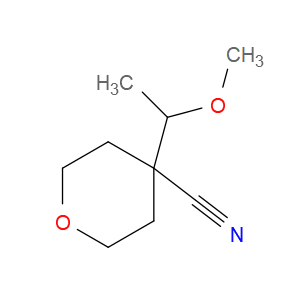 Tetrahydro-4-(1-methoxyethyl)-2H-pyran-4-carbonitrile