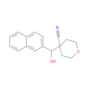 Tetrahydro-4-(hydroxy-2-naphthalenylmethyl)-2H-pyran-4-carbonitrile