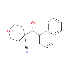 Tetrahydro-4-(hydroxy-1-naphthalenylmethyl)-2H-pyran-4-carbonitrile
