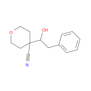 Tetrahydro-4-(1-hydroxy-2-phenylethyl)-2H-pyran-4-carbonitrile