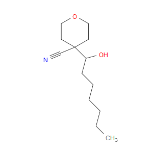 Tetrahydro-4-(1-hydroxyheptyl)-2H-pyran-4-carbonitrile