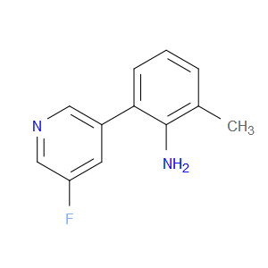 2-(5-Fluoro-3-pyridinyl)-6-methylbenzenamine