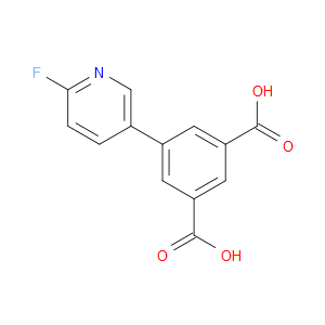 1,3-Benzenedicarboxylic acid, 5-(6-fluoro-3-pyridinyl)-