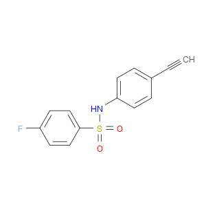 N-(4-Ethynylphenyl)-4-fluorobenzenesulfonamide