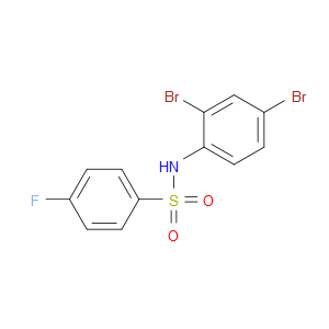 N-(2,4-Dibromophenyl)-4-fluorobenzenesulfonamide