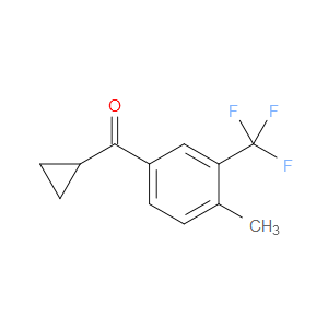 cyclopropyl(4-methyl-3-(trifluoromethyl)phenyl)methanone
