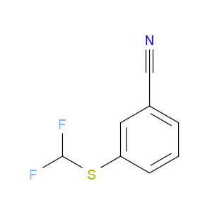 3-((difluoromethyl)thio)benzonitrile