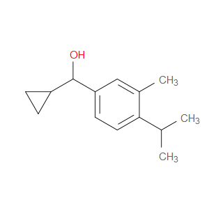 cyclopropyl(4-isopropyl-3-methylphenyl)methanol