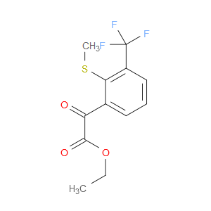 ethyl 2-(2-(methylthio)-3-(trifluoromethyl)phenyl)-2-oxoacetate