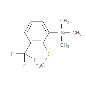 trimethyl(2-(methylthio)-3-(trifluoromethyl)phenyl)silane