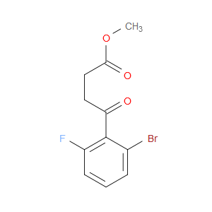 Methyl 2-bromo-6-fluoro-γ-oxobenzenebutanoate