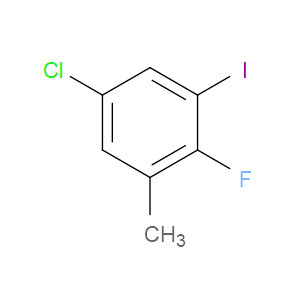 5-Chloro-2-fluoro-1-iodo-3-methylbenzene
