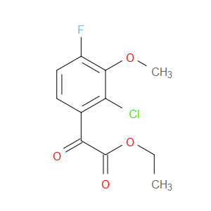 ethyl 2-(2-chloro-4-fluoro-3-methoxyphenyl)-2-oxoacetate