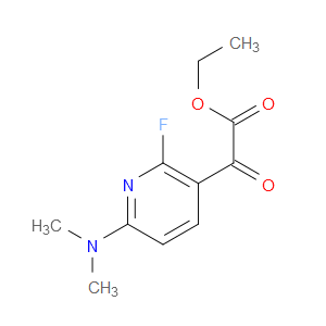 ethyl 2-(6-(dimethylamino)-2-fluoropyridin-3-yl)-2-oxoacetate