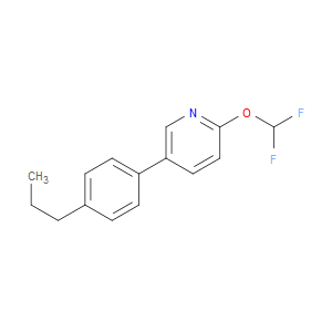 Pyridine, 2-(difluoromethoxy)-5-(4-propylphenyl)-