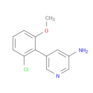3-Pyridinamine, 5-(2-chloro-6-methoxyphenyl)-