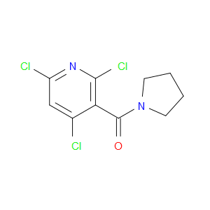pyrrolidin-1-yl(2,4,6-trichloropyridin-3-yl)methanone