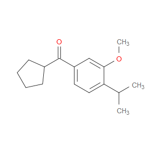 cyclopentyl(4-isopropyl-3-methoxyphenyl)methanone