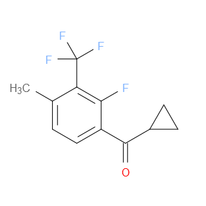 cyclopropyl(2-fluoro-4-methyl-3-(trifluoromethyl)phenyl)methanone