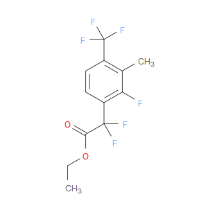 ethyl 2,2-difluoro-2-(2-fluoro-3-methyl-4-(trifluoromethyl)phenyl)acetate