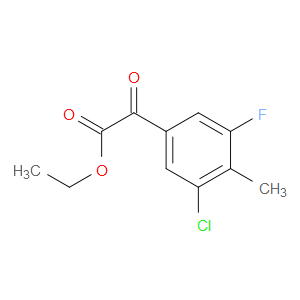 ethyl 2-(3-chloro-5-fluoro-4-methylphenyl)-2-oxoacetate
