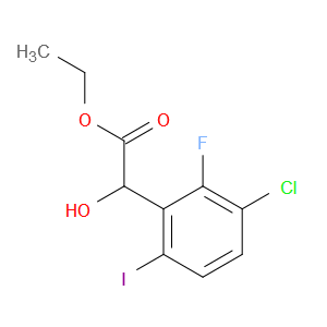 ethyl 2-(3-chloro-2-fluoro-6-iodophenyl)-2-hydroxyacetate