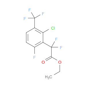 ethyl 2-(2-chloro-6-fluoro-3-(trifluoromethyl)phenyl)-2,2-difluoroacetate