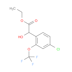 ethyl 2-(4-chloro-2-(trifluoromethoxy)phenyl)-2-hydroxyacetate