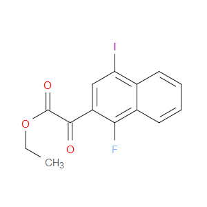 ethyl 2-(1-fluoro-4-iodonaphthalen-2-yl)-2-oxoacetate