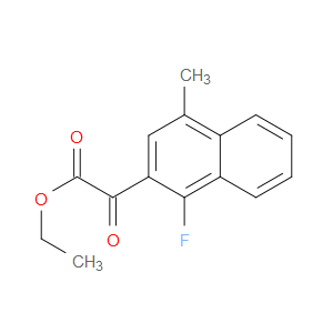 ethyl 2-(1-fluoro-4-methylnaphthalen-2-yl)-2-oxoacetate